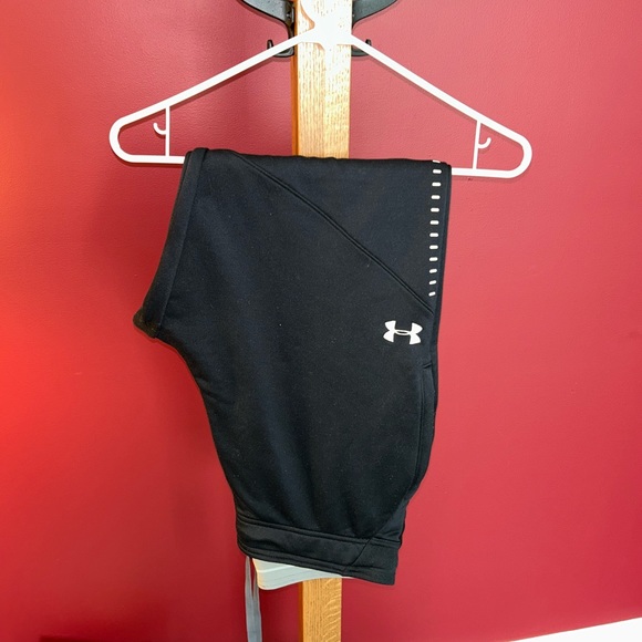 Black Under Armour Unisex Athletic Sweatpants - Picture 2 of 4